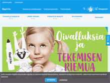Tablet Screenshot of oppijailo.fi